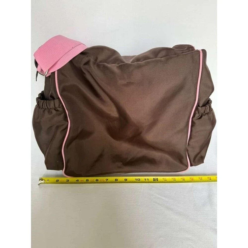 Puma Sport Diaper Bag Brown Pink Baby Changing Bag Large Travel Mommy Bag Multi